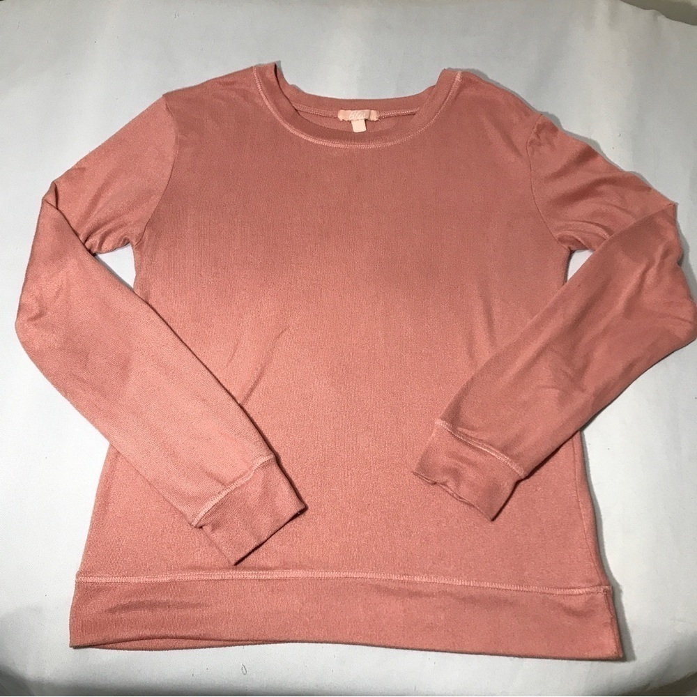 Blis Lightweight Blush Pink Loose Fit Pullover Sweater Medium